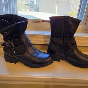 BareTraps Black Moto Boots